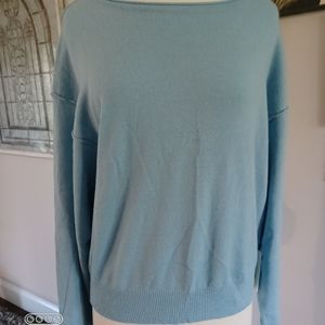 NWT LA MIEL SWEATER LIGHT BLUE MED. (Boutique).